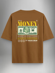 Dollar X Dollar Brown Oversized Tshirt - Urban Forever