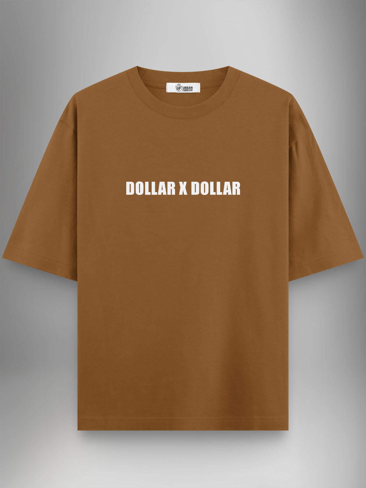 Dollar X Dollar Brown Oversized Tshirt - Urban Forever