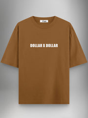 Dollar X Dollar Brown Oversized Tshirt - Urban Forever