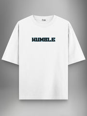 Statue Vibe Whte Oversized Tshirt - Urban Forever