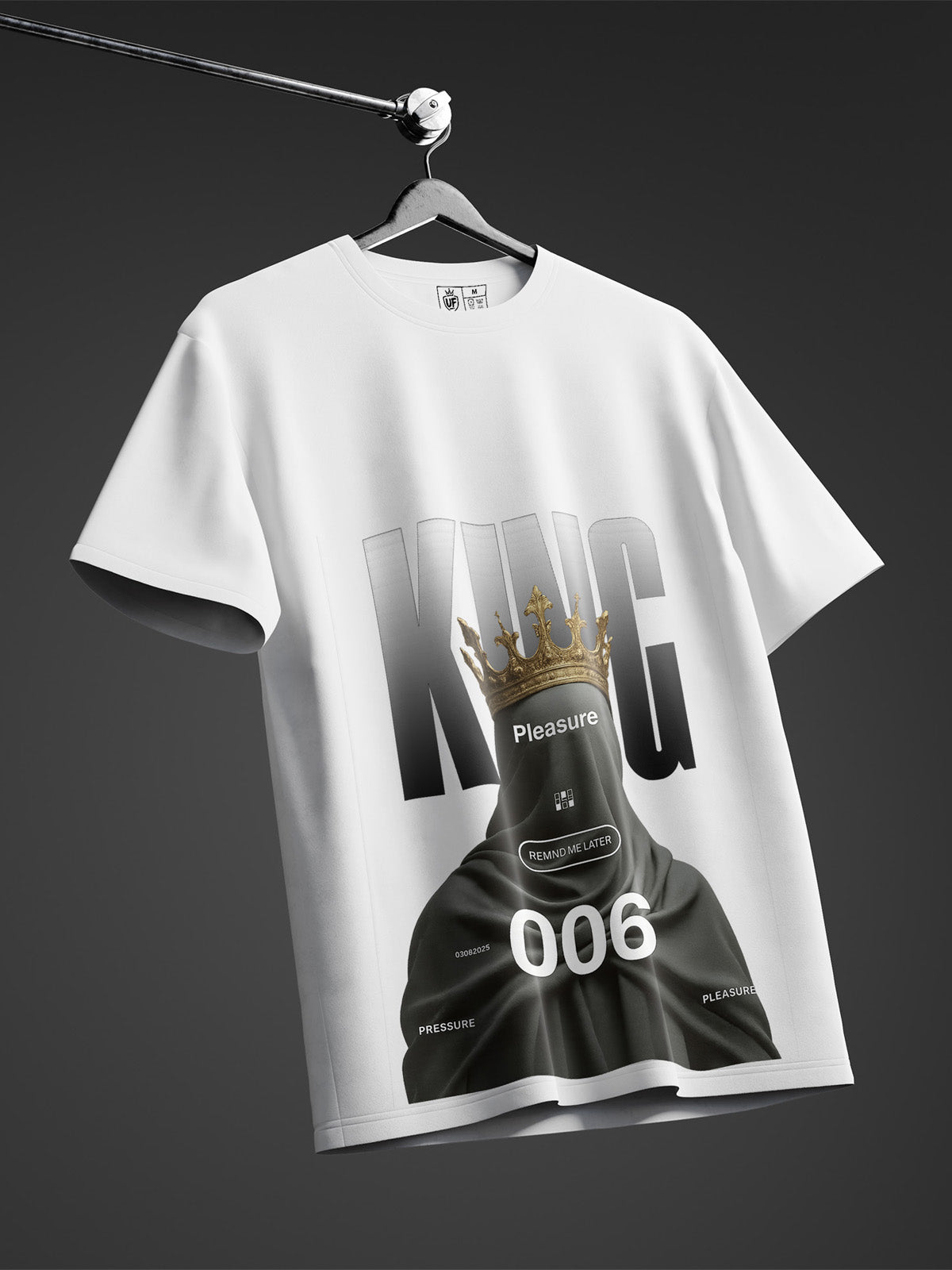 King Black Oversized Tshirt